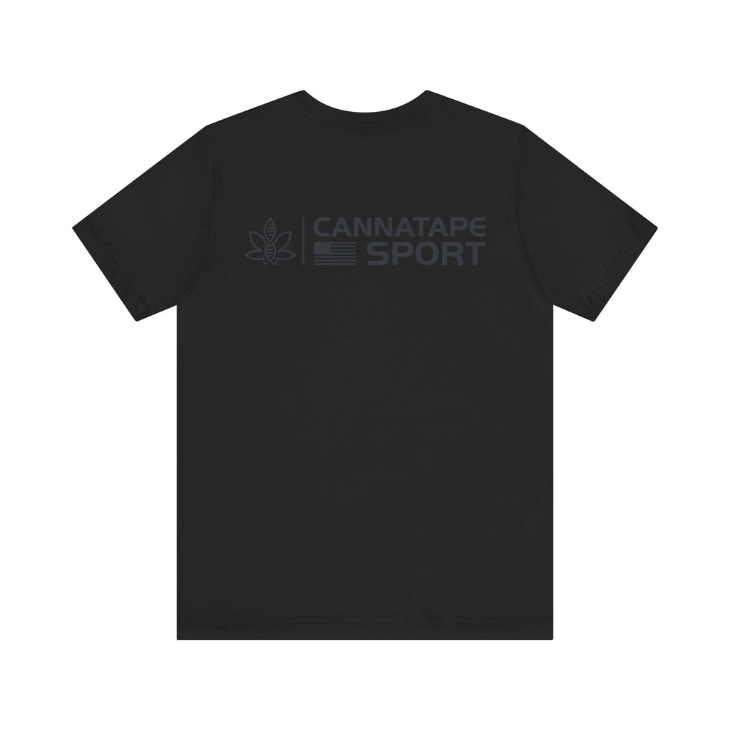 Printify T-Shirt CannaTape Sport Basic Patriot Tee - Unisex Transdermal CBD best for pain and sore