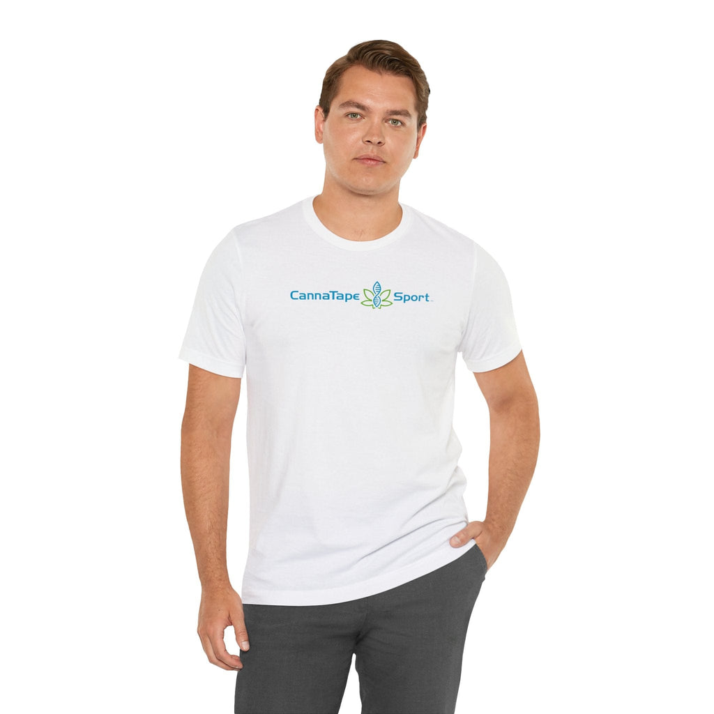 Printify T-Shirt CannaTape Sport Basic Tee - Unisex Transdermal CBD best for pain and sore