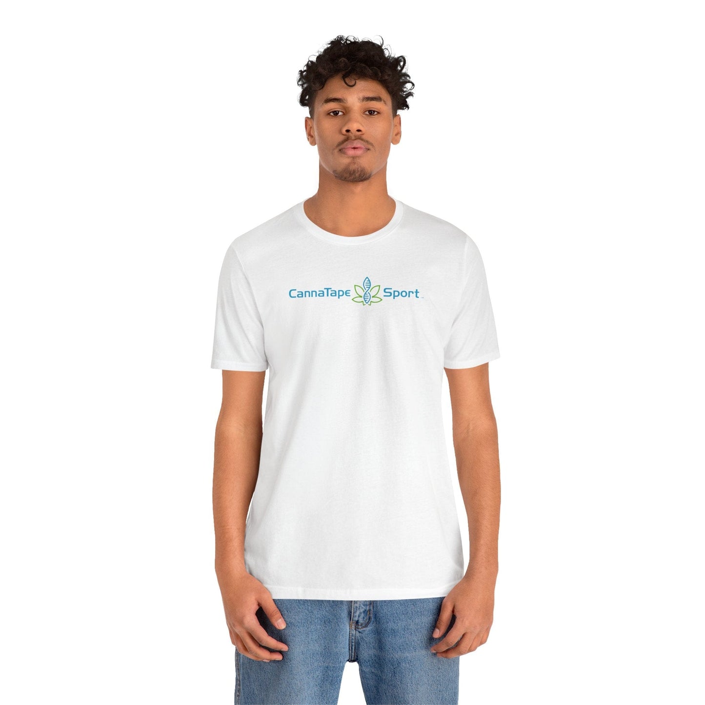 Printify T-Shirt CannaTape Sport Basic Tee - Unisex Transdermal CBD best for pain and sore