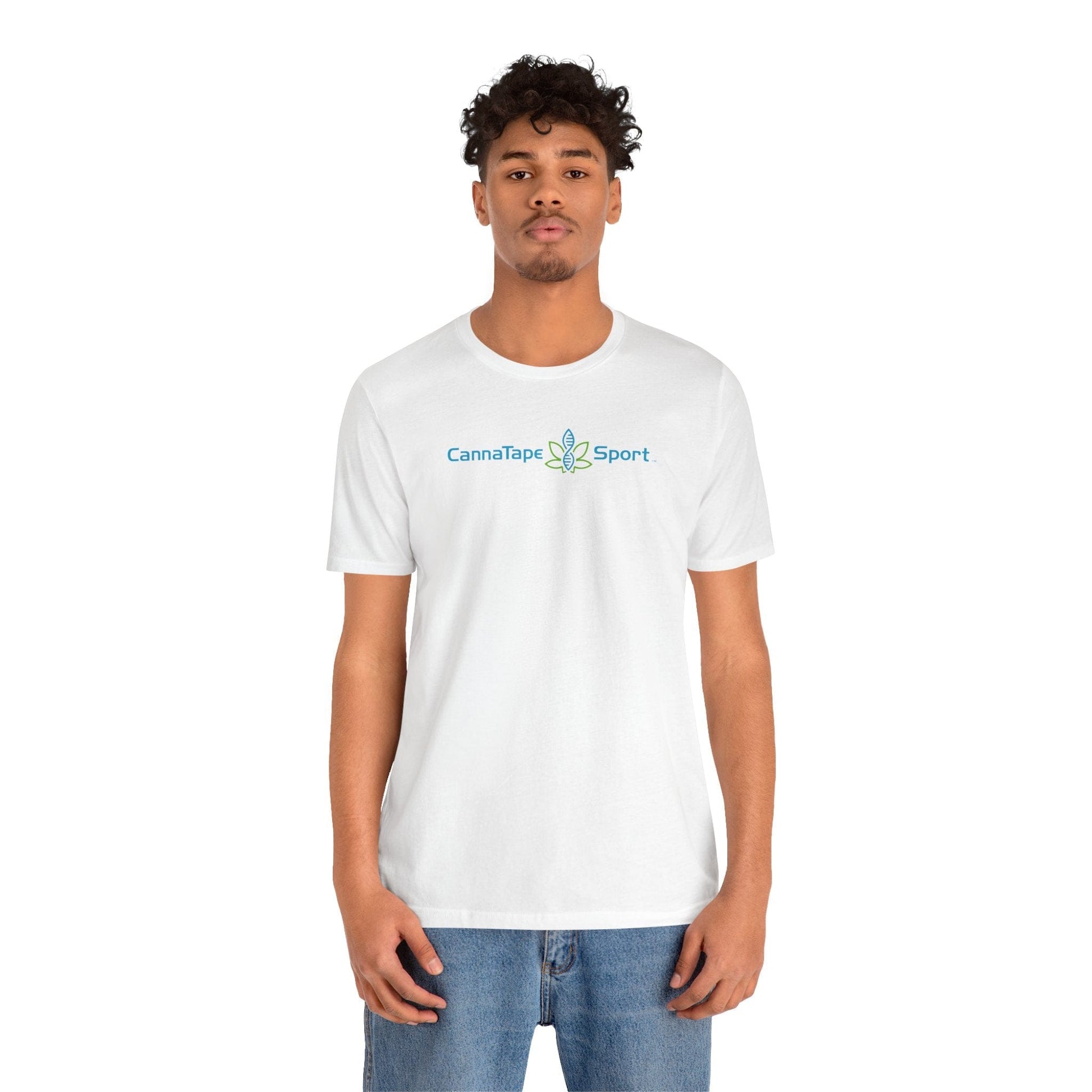 Printify T-Shirt CannaTape Sport Basic Tee - Unisex Transdermal CBD best for pain and sore