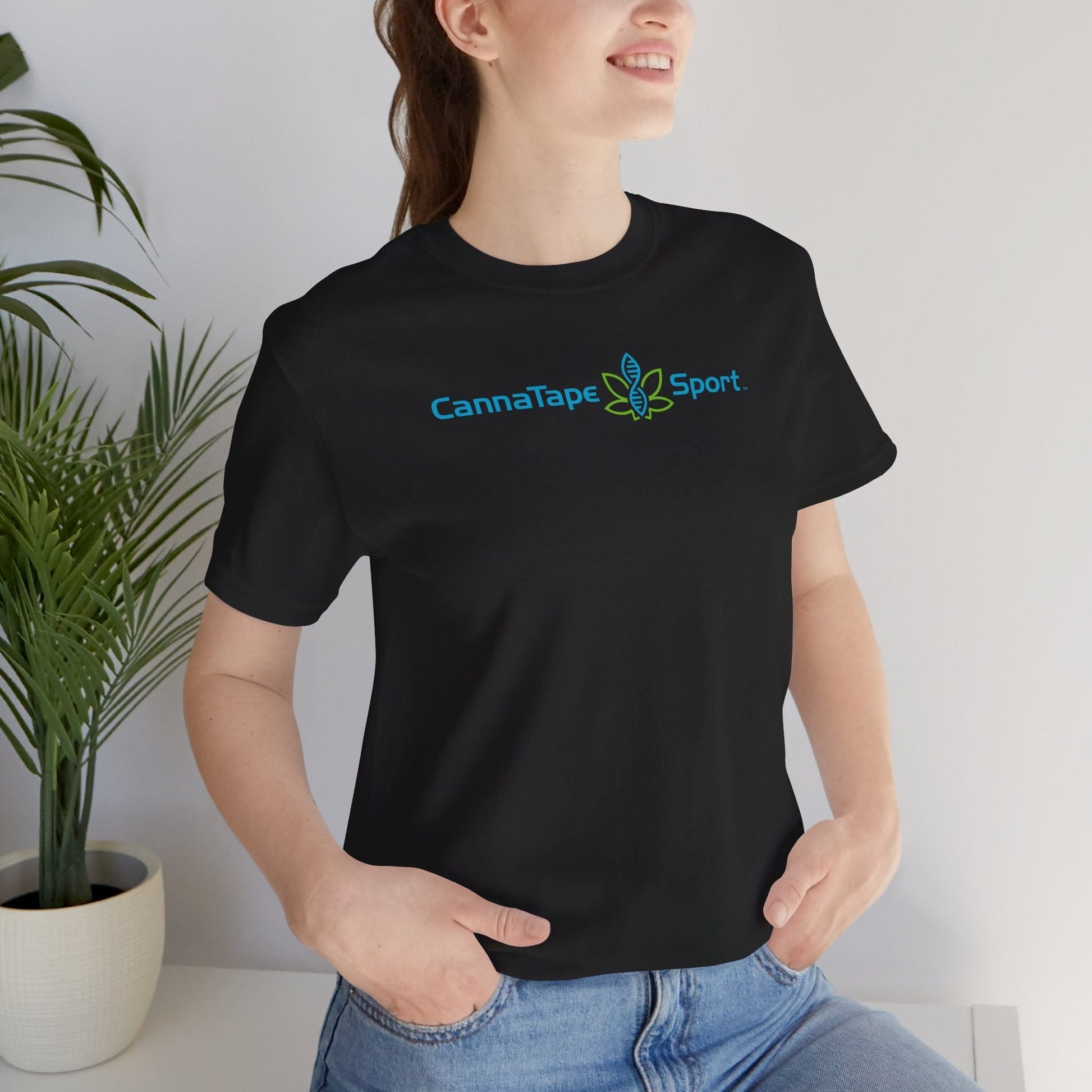 Printify T-Shirt CannaTape Sport Basic Tee - Unisex Transdermal CBD best for pain and sore