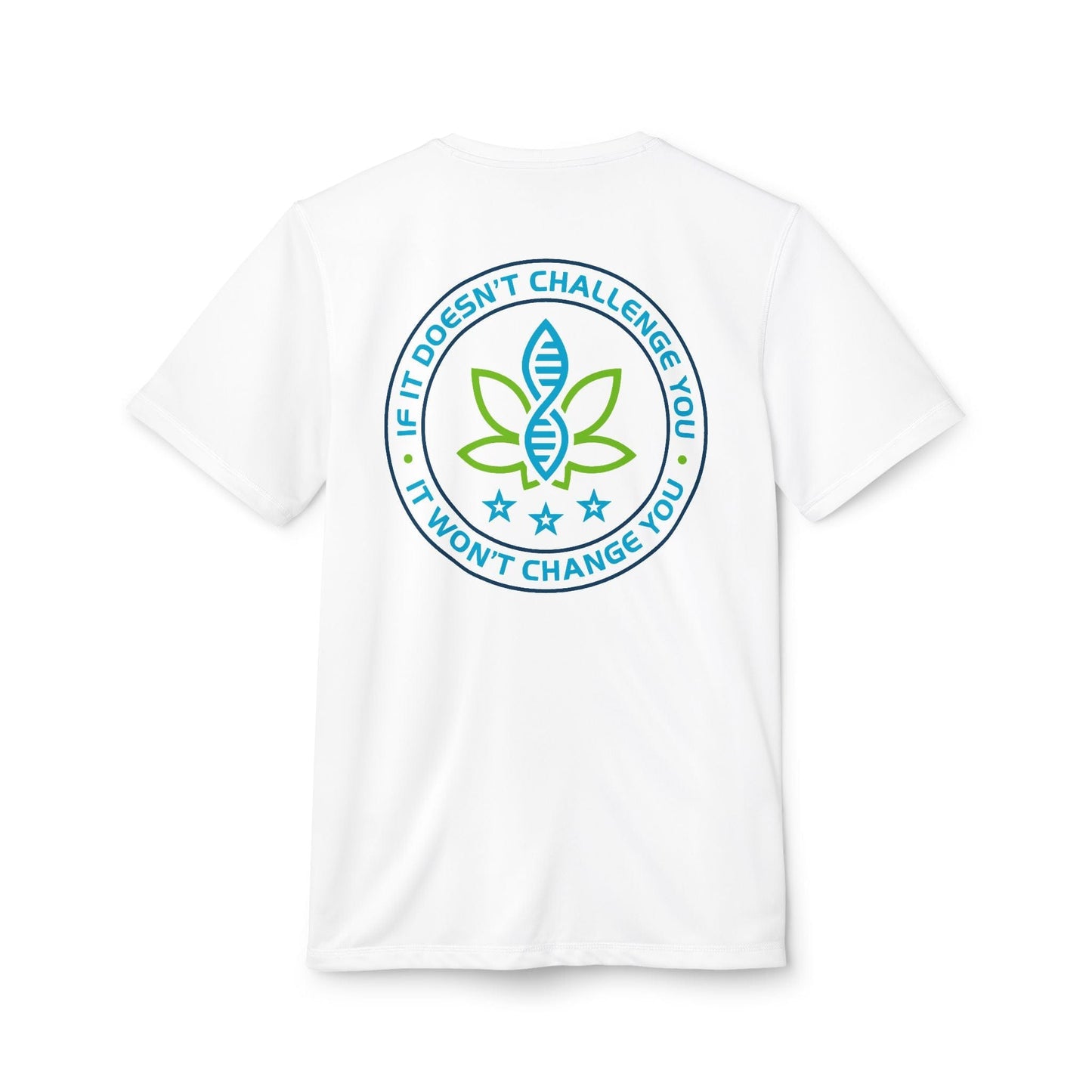 Printify T-Shirt CannaTape Sport, Challenge - Adidas, Unisex Sport T-shirt Transdermal CBD best for pain and sore