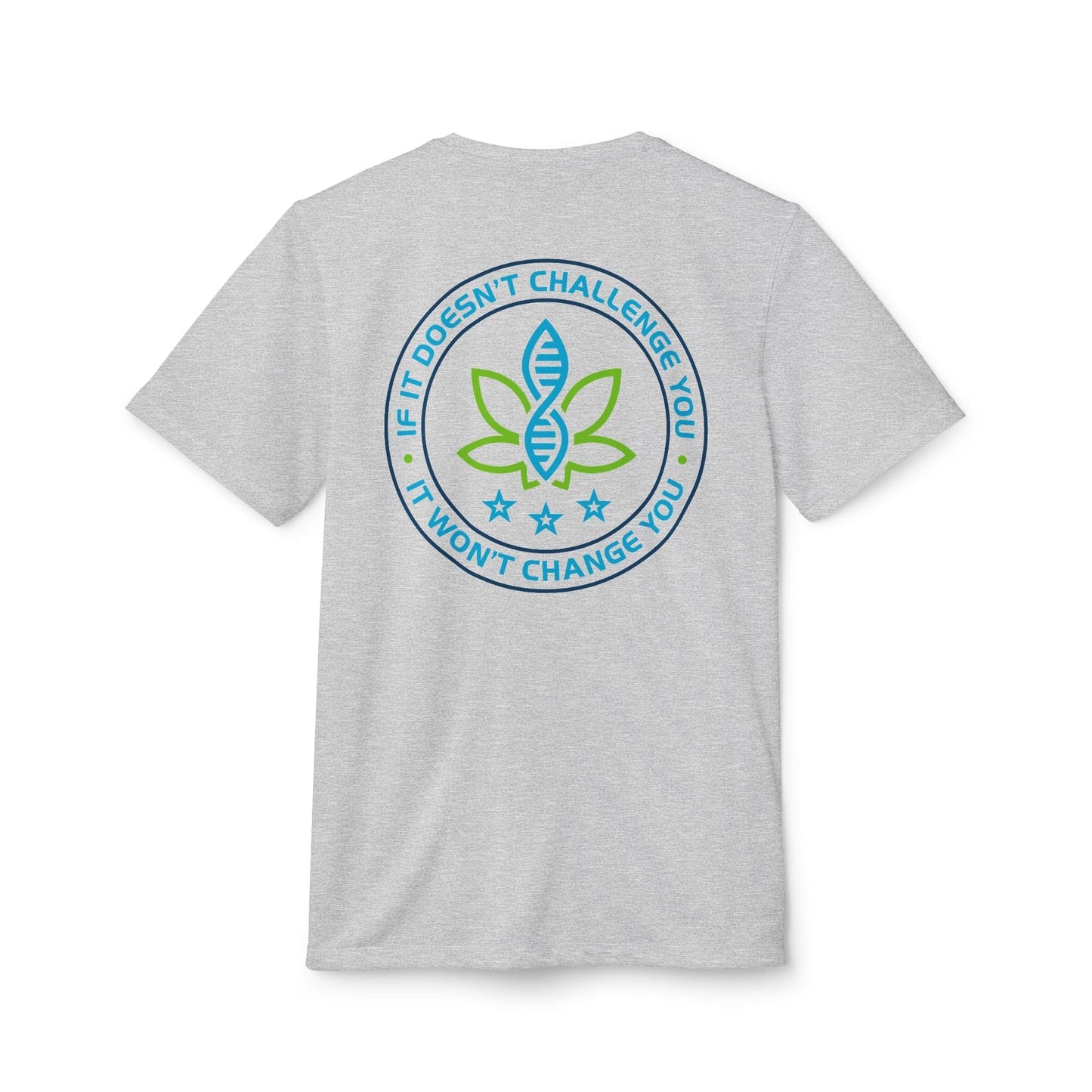 Printify T-Shirt CannaTape Sport, Challenge - Adidas, Unisex Sport T-shirt Transdermal CBD best for pain and sore