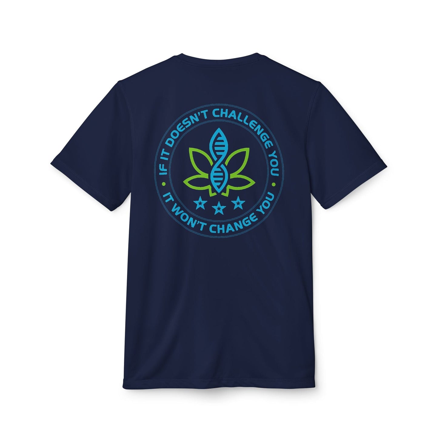 Printify T-Shirt CannaTape Sport, Challenge - Adidas, Unisex Sport T-shirt Transdermal CBD best for pain and sore