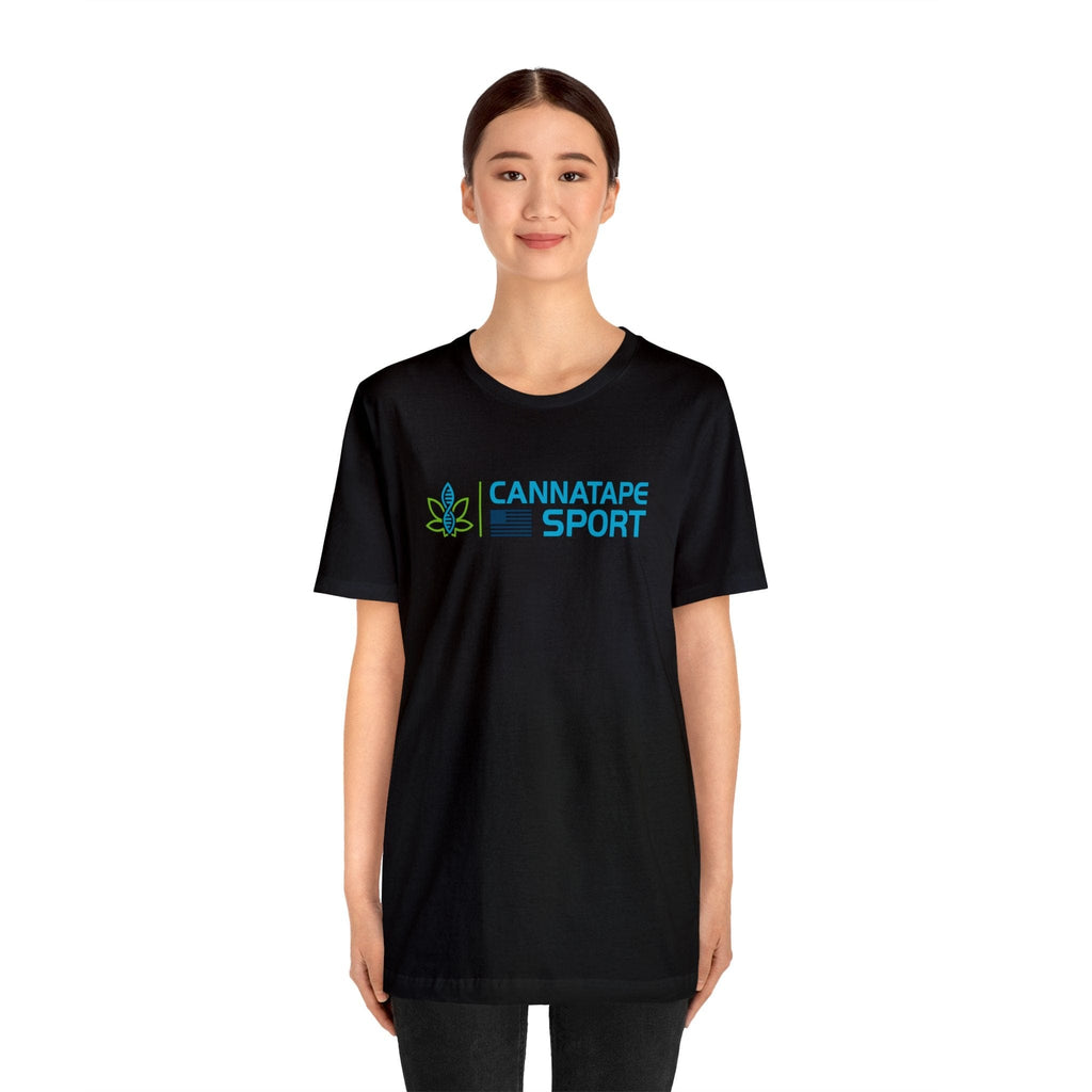 Printify T-Shirt CannaTape Sport Forged Tee - Unisex Transdermal CBD best for pain and sore
