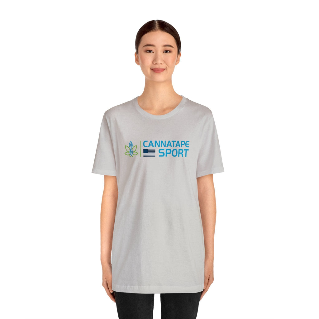 Printify T-Shirt CannaTape Sport Forged Tee - Unisex Transdermal CBD best for pain and sore