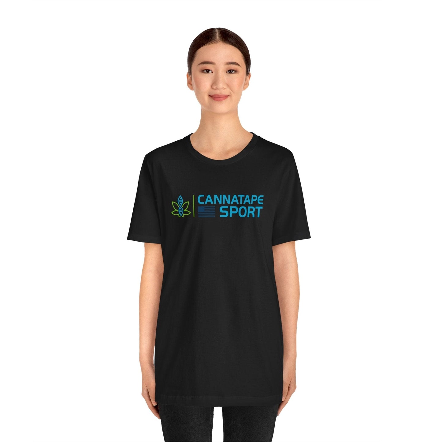 Printify T-Shirt CannaTape Sport Forged Tee - Unisex Transdermal CBD best for pain and sore