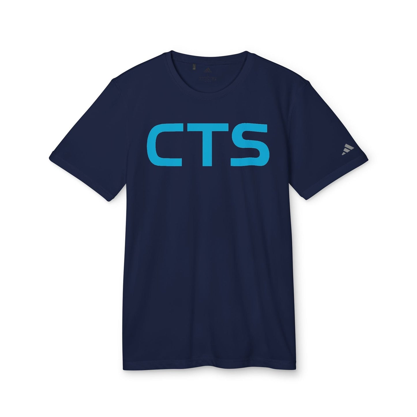 Printify T-Shirt Collegiate Navy / M CTS, CannaTape Blue Adidas Unisex Sport T-shirt Transdermal CBD best for pain and sore
