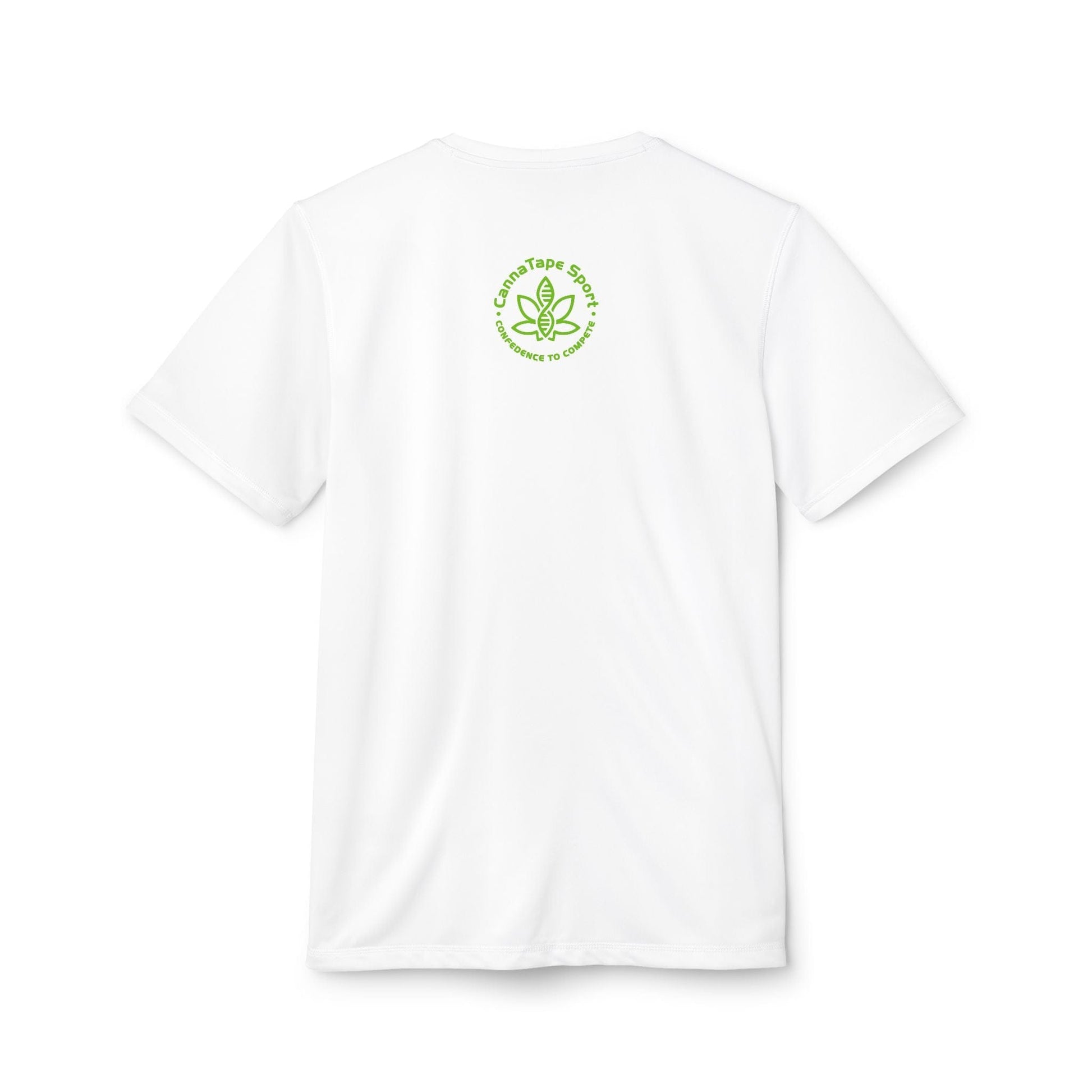 Printify T-Shirt CTS, CannaTape Green Adidas Unisex Sport T-shirt Transdermal CBD best for pain and sore