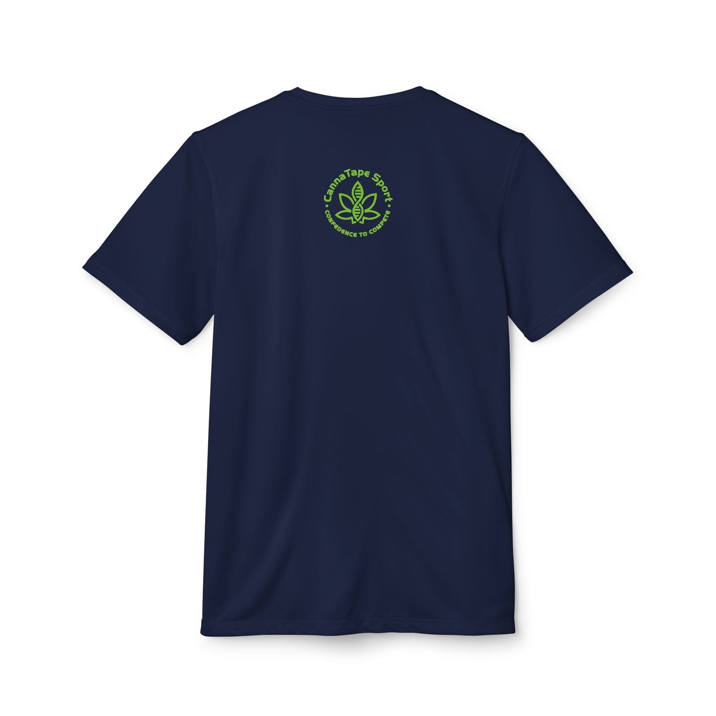 Printify T-Shirt CTS, CannaTape Green Adidas Unisex Sport T-shirt Transdermal CBD best for pain and sore