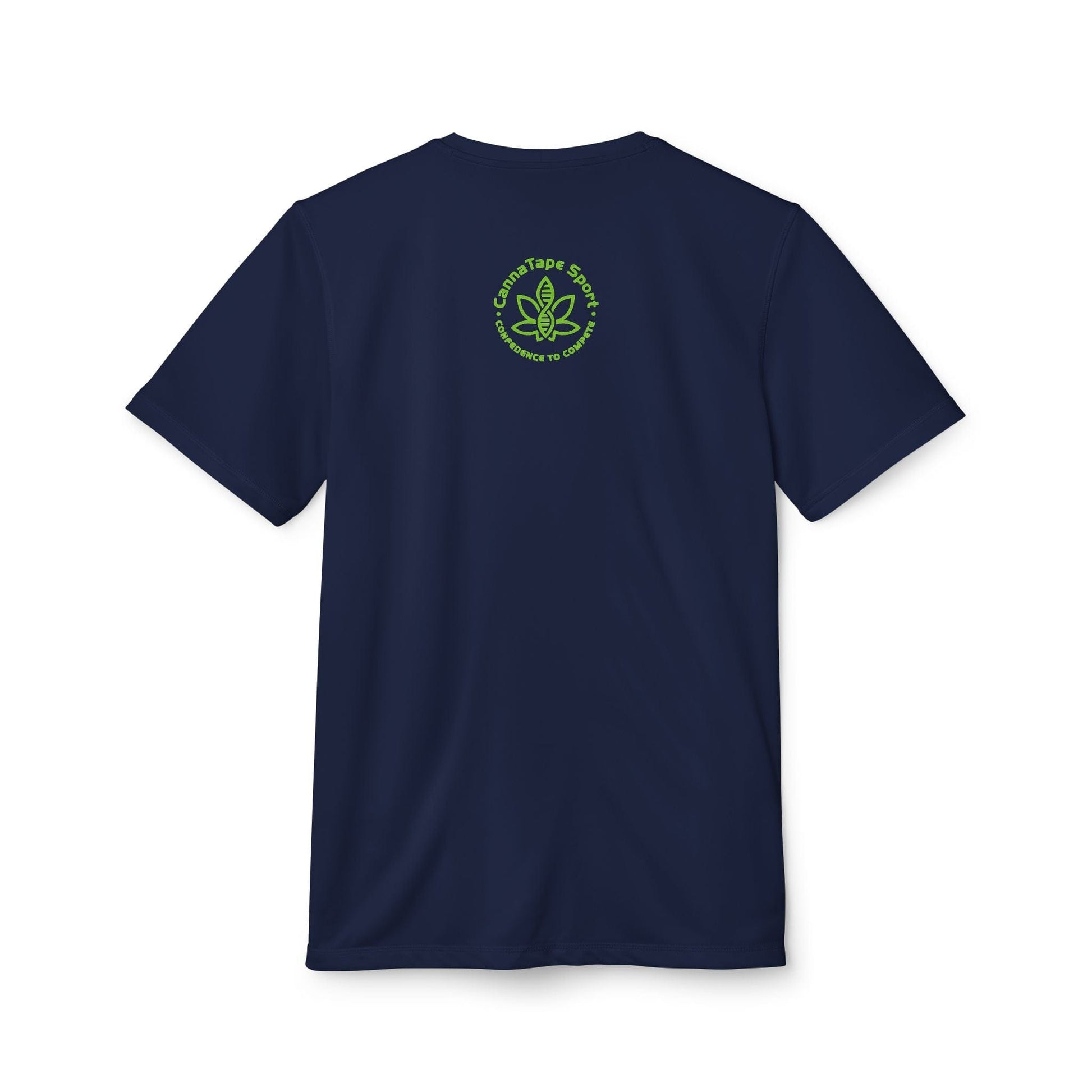 Printify T-Shirt CTS, CannaTape Green Adidas Unisex Sport T-shirt Transdermal CBD best for pain and sore