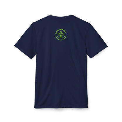 Printify T-Shirt CTS, CannaTape Green Adidas Unisex Sport T-shirt Transdermal CBD best for pain and sore