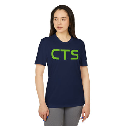 Printify T-Shirt CTS, CannaTape Green Adidas Unisex Sport T-shirt Transdermal CBD best for pain and sore