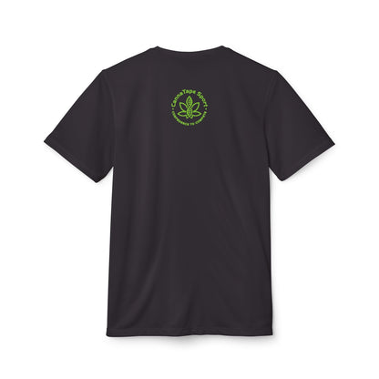 Printify T-Shirt CTS, CannaTape Green Adidas Unisex Sport T-shirt Transdermal CBD best for pain and sore