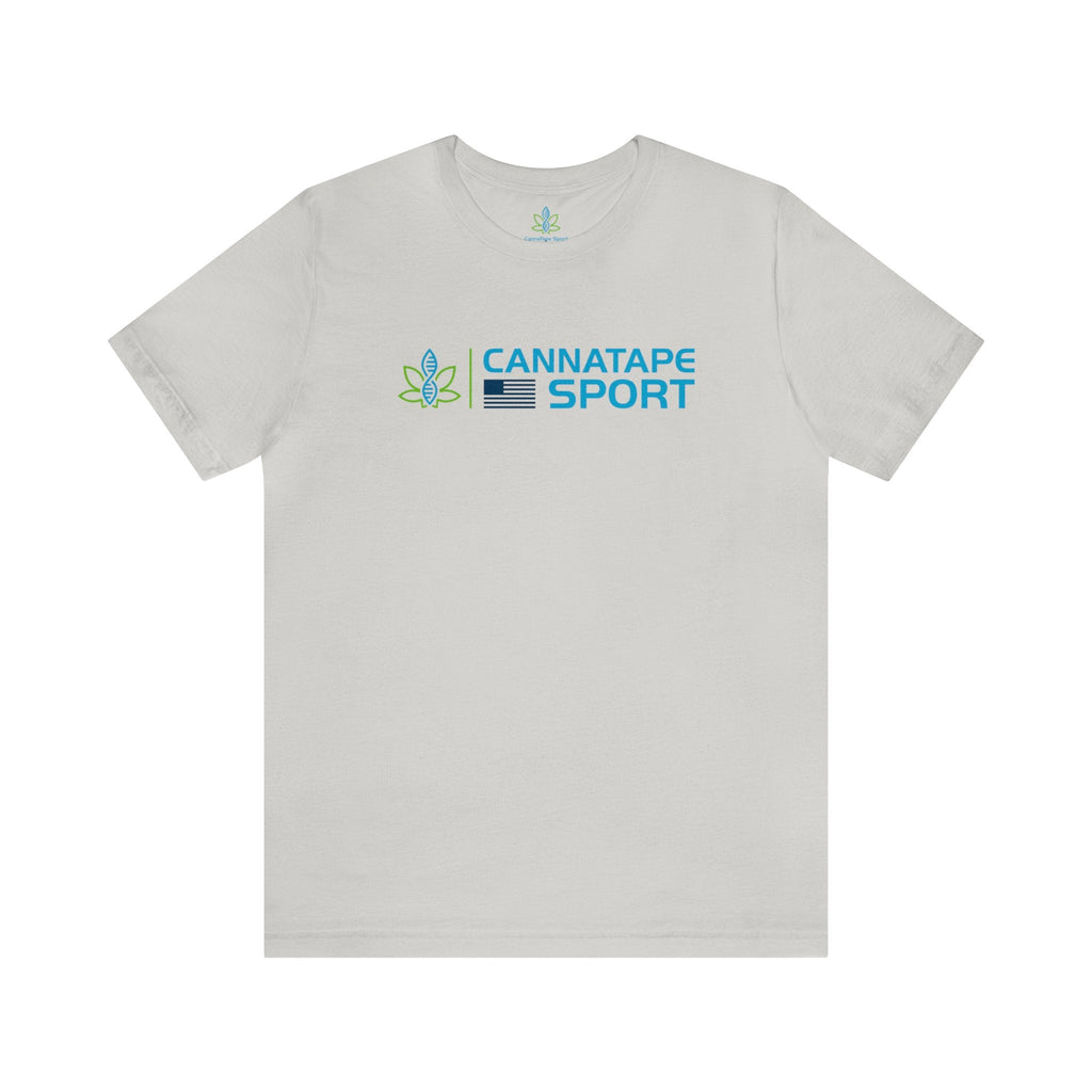 Printify T-Shirt Silver / S CannaTape Sport Forged Tee - Unisex Transdermal CBD best for pain and sore