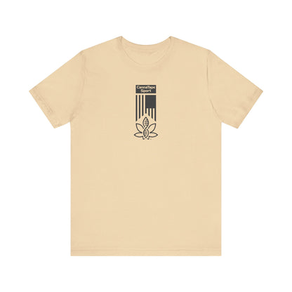 Printify T-Shirt Soft Cream / S CannaTape Sport Basic Patriot Tee - Unisex Transdermal CBD best for pain and sore