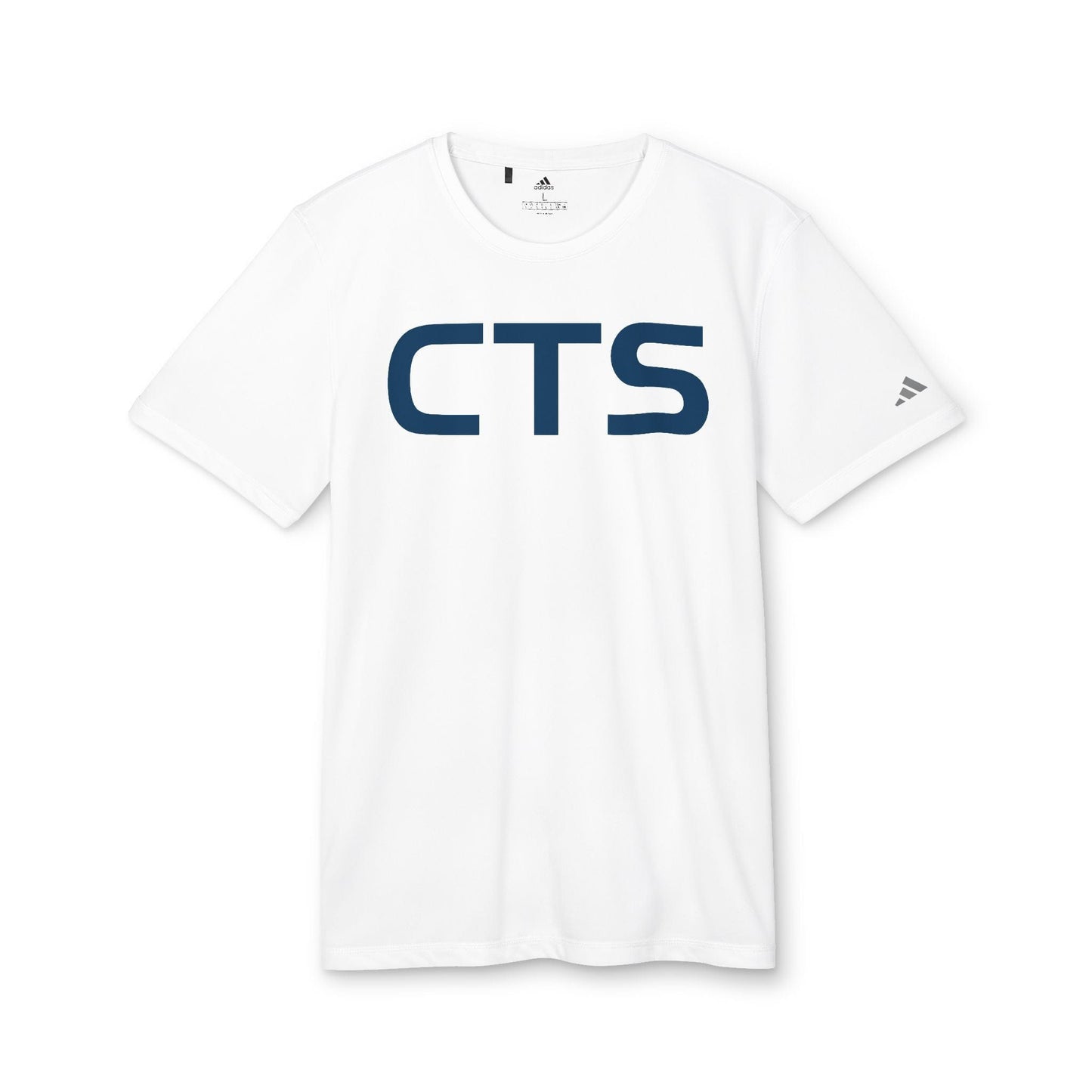Printify T-Shirt White / S CTS, CannaTape Navy Adidas Unisex Sport T-shirt Transdermal CBD best for pain and sore